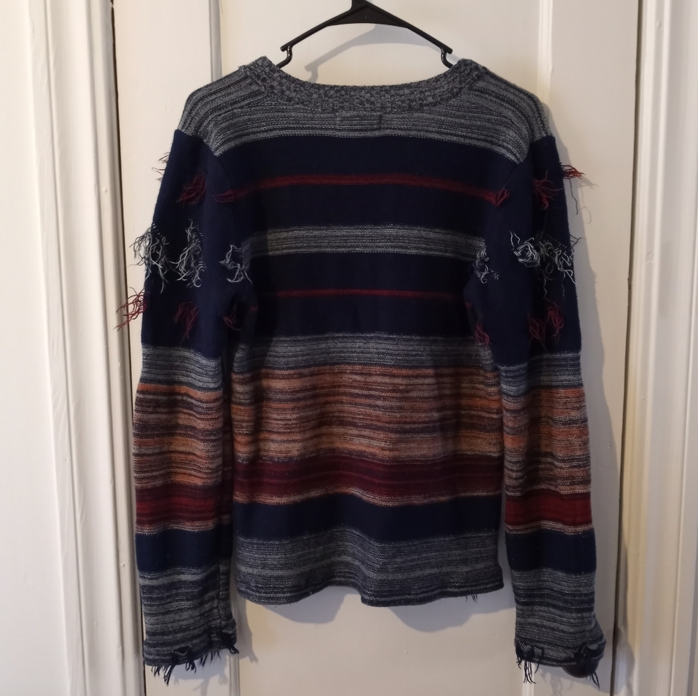 Collageman Vintage 1970s Fringe Sweater - image 2